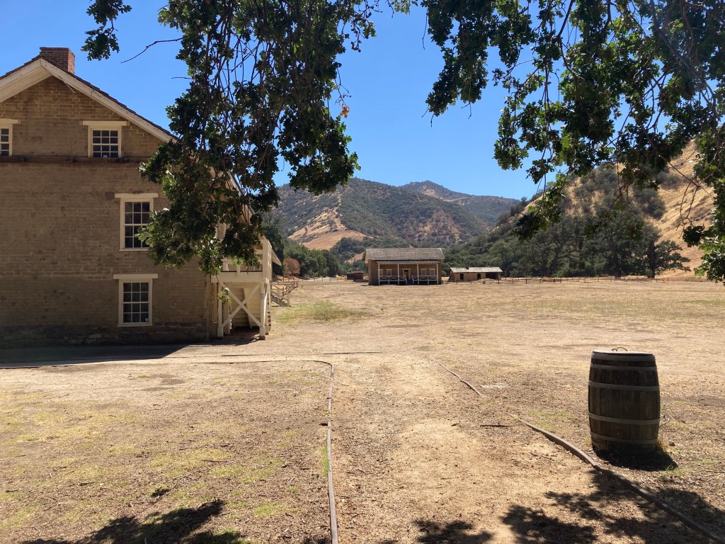 Preserved buildings at Fort Tejon State Historic Park